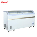 500L/700L Big Capacity Glass Door Chest Freezer Display Freezer